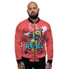 Characters Graffiti Cartoon Print Men's Bomber Jacket-grizzshop