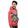 Characters Graffiti Cartoon Print Men's Hoodie-grizzshop