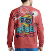 Characters Graffiti Cartoon Print Men's Sweatshirt-grizzshop