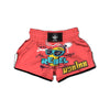 Characters Graffiti Cartoon Print Muay Thai Boxing Shorts-grizzshop