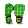 Check Irish Buffalo Print Pattern Boxing Gloves-grizzshop