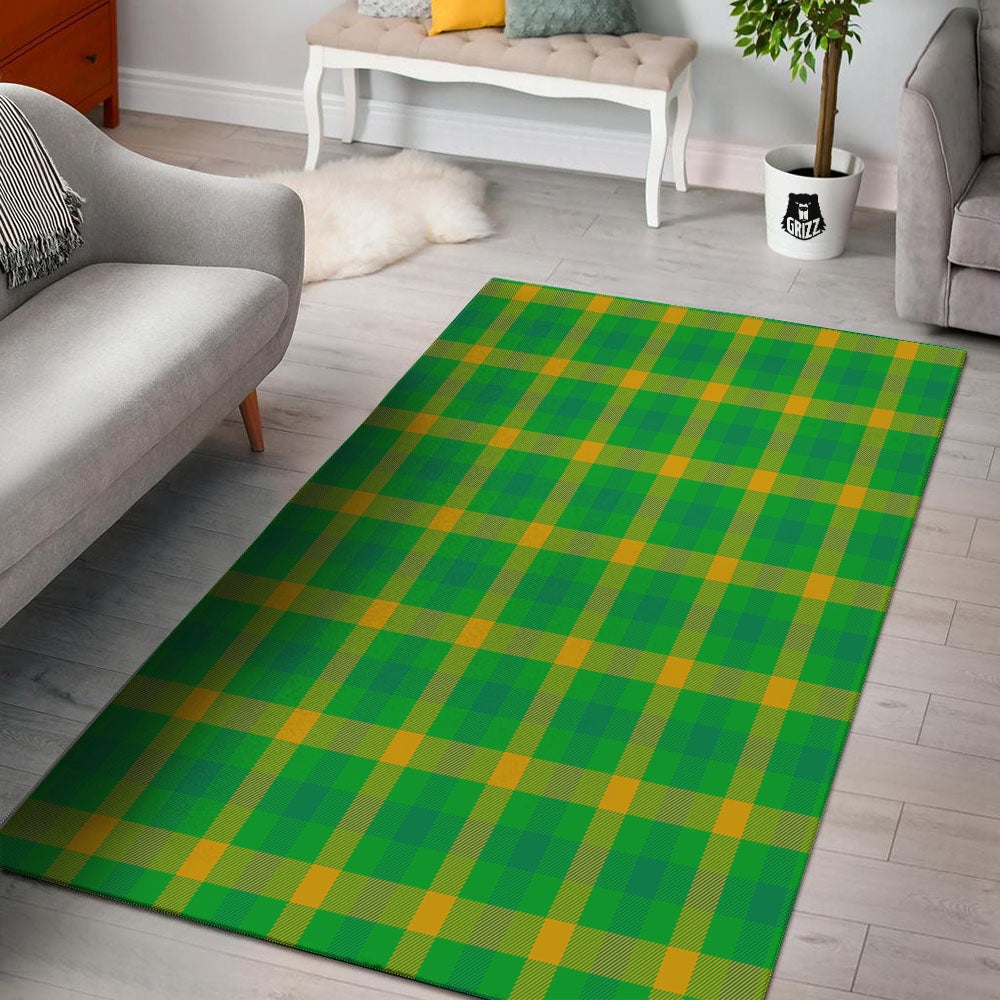 Check Irish Buffalo Print Pattern Floor Mat-grizzshop