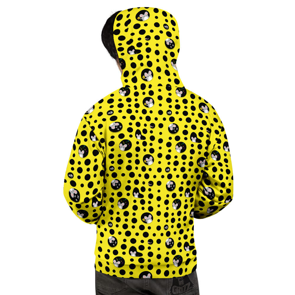 Cheese Cartoon Print Pattern Men's Hoodie-grizzshop