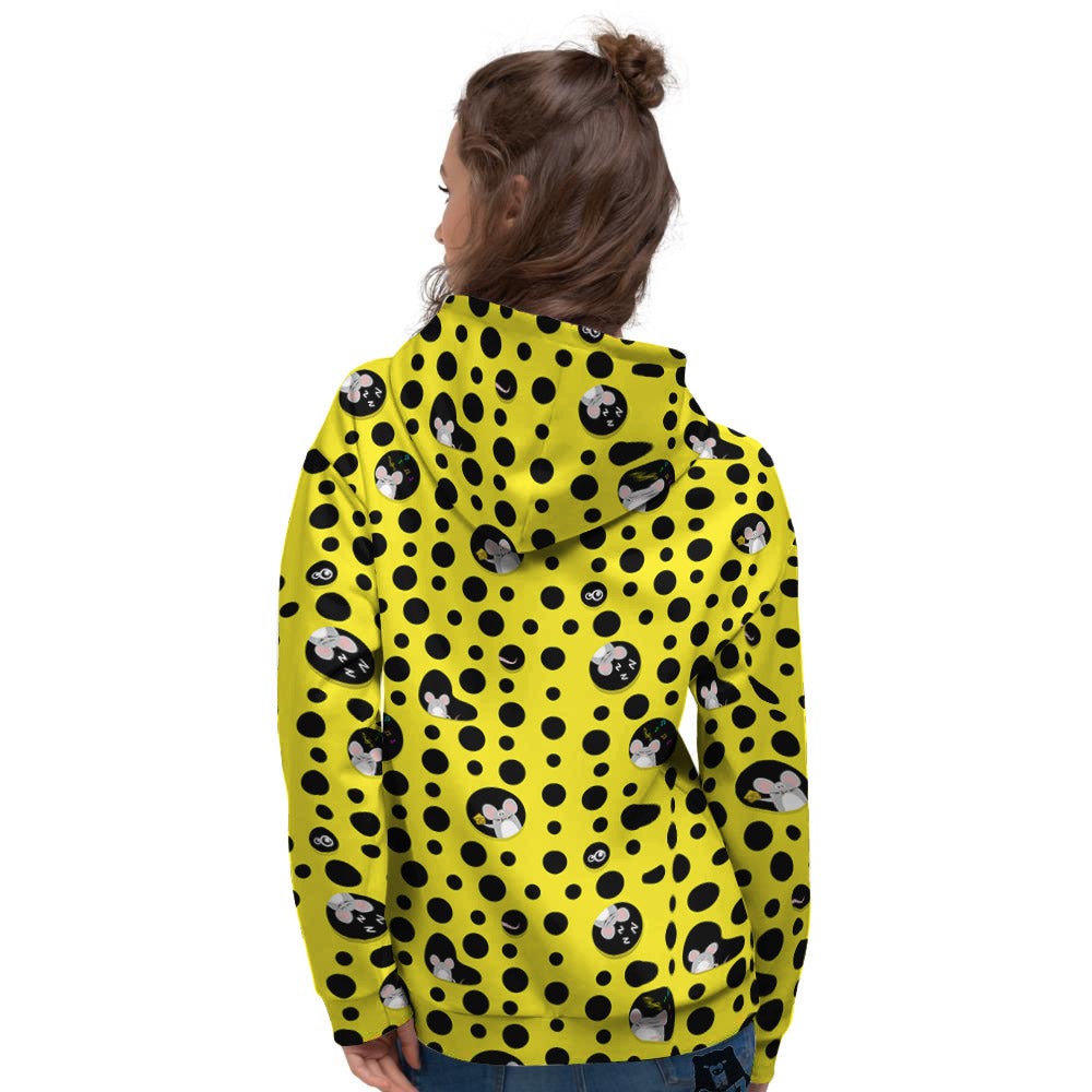 Cheese Cartoon Print Pattern Women's Hoodie-grizzshop