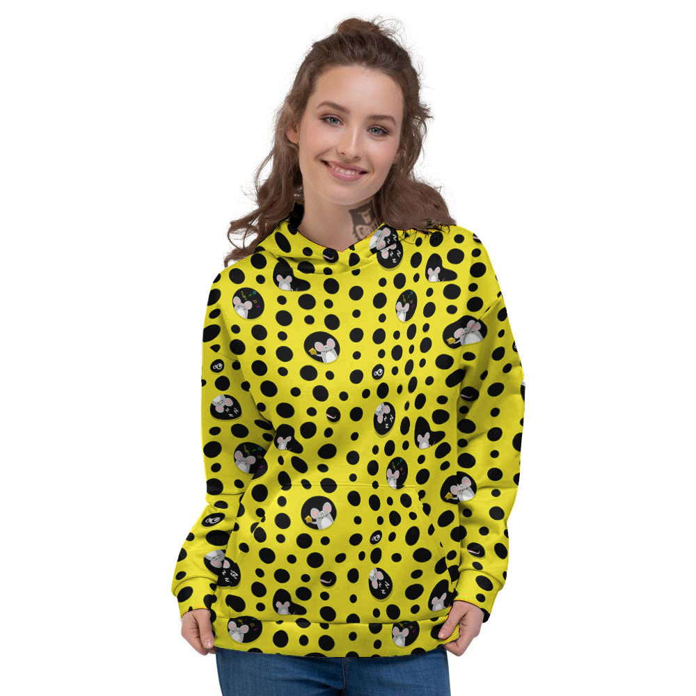 Cheese Cartoon Print Pattern Women's Hoodie-grizzshop