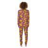 Cheese Holes And Purple Print Pattern Women's Pajamas-grizzshop