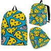 Cheese Mouse Pattern Print Backpack-grizzshop