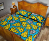 Cheese Mouse Pattern Print Bed Set Quilt-grizzshop