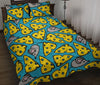 Cheese Mouse Pattern Print Bed Set Quilt-grizzshop