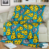 Cheese Mouse Pattern Print Blanket-grizzshop