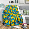 Cheese Mouse Pattern Print Blanket-grizzshop