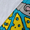 Cheese Mouse Pattern Print Blanket-grizzshop