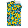 Cheese Mouse Pattern Print Duvet Cover Bedding Set-grizzshop