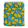 Cheese Mouse Pattern Print Duvet Cover Bedding Set-grizzshop