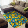 Cheese Mouse Pattern Print Floor Mat-grizzshop