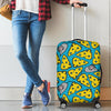 Cheese Mouse Pattern Print Luggage Cover Protector-grizzshop