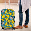 Cheese Mouse Pattern Print Luggage Cover Protector-grizzshop