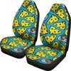 Cheese Mouse Pattern Print Universal Fit Car Seat Covers-grizzshop