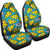 Cheese Mouse Pattern Print Universal Fit Car Seat Covers-grizzshop