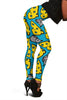 Cheese Mouse Pattern Print Women Leggings-grizzshop