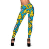 Cheese Mouse Pattern Print Women Leggings-grizzshop