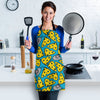 Cheese Mouse Pattern Print Women's Apron-grizzshop