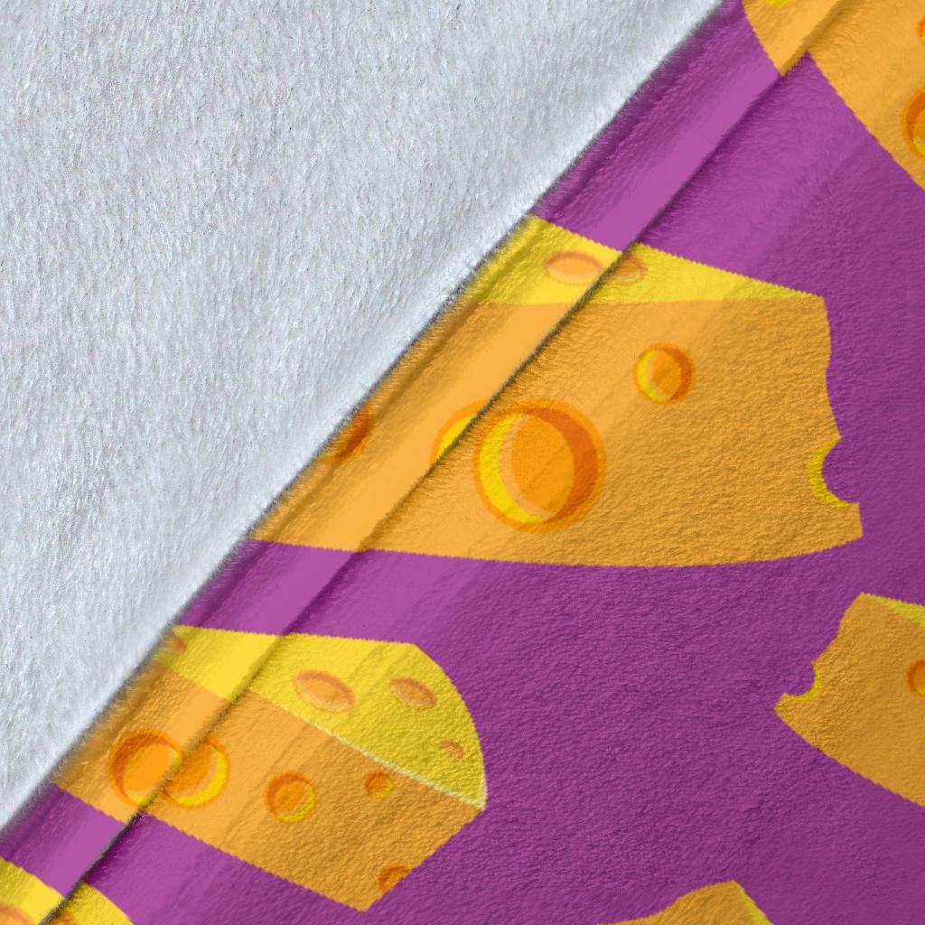 Cheese Pattern Print Blanket-grizzshop