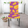 Cheese Pattern Print Chair Cover-grizzshop