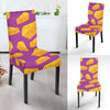 Cheese Pattern Print Chair Cover-grizzshop