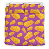 Cheese Pattern Print Duvet Cover Bedding Set-grizzshop