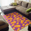 Cheese Pattern Print Floor Mat-grizzshop