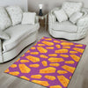 Cheese Pattern Print Floor Mat-grizzshop