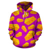 Cheese Pattern Print Men Women Pullover Hoodie-grizzshop