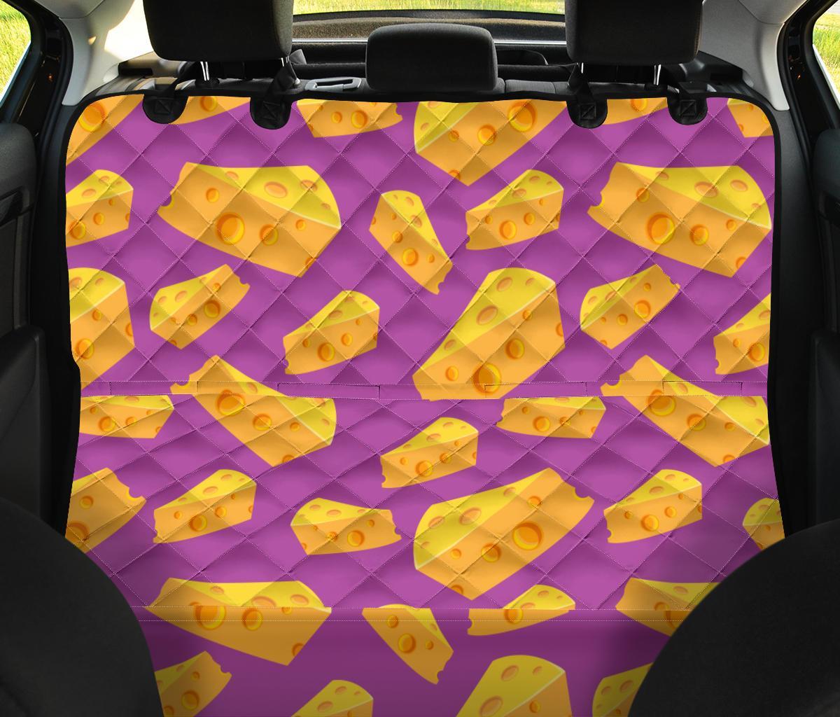 Cheese Pattern Print Pet Car Seat Cover-grizzshop