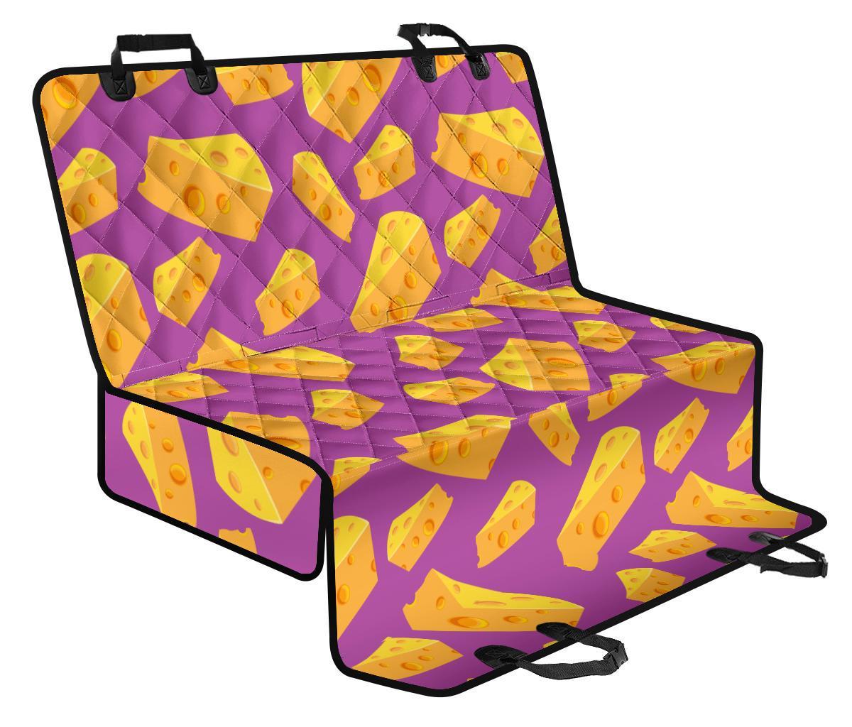 Cheese Pattern Print Pet Car Seat Cover-grizzshop