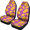 Cheese Pattern Print Universal Fit Car Seat Covers-grizzshop