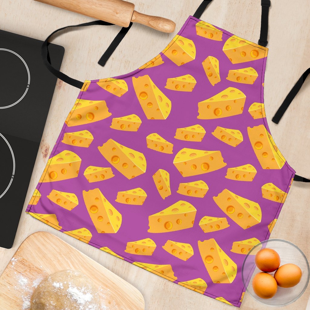 Cheese Pattern Print Women's Apron-grizzshop