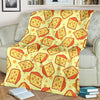 Cheese Print Pattern Blanket-grizzshop