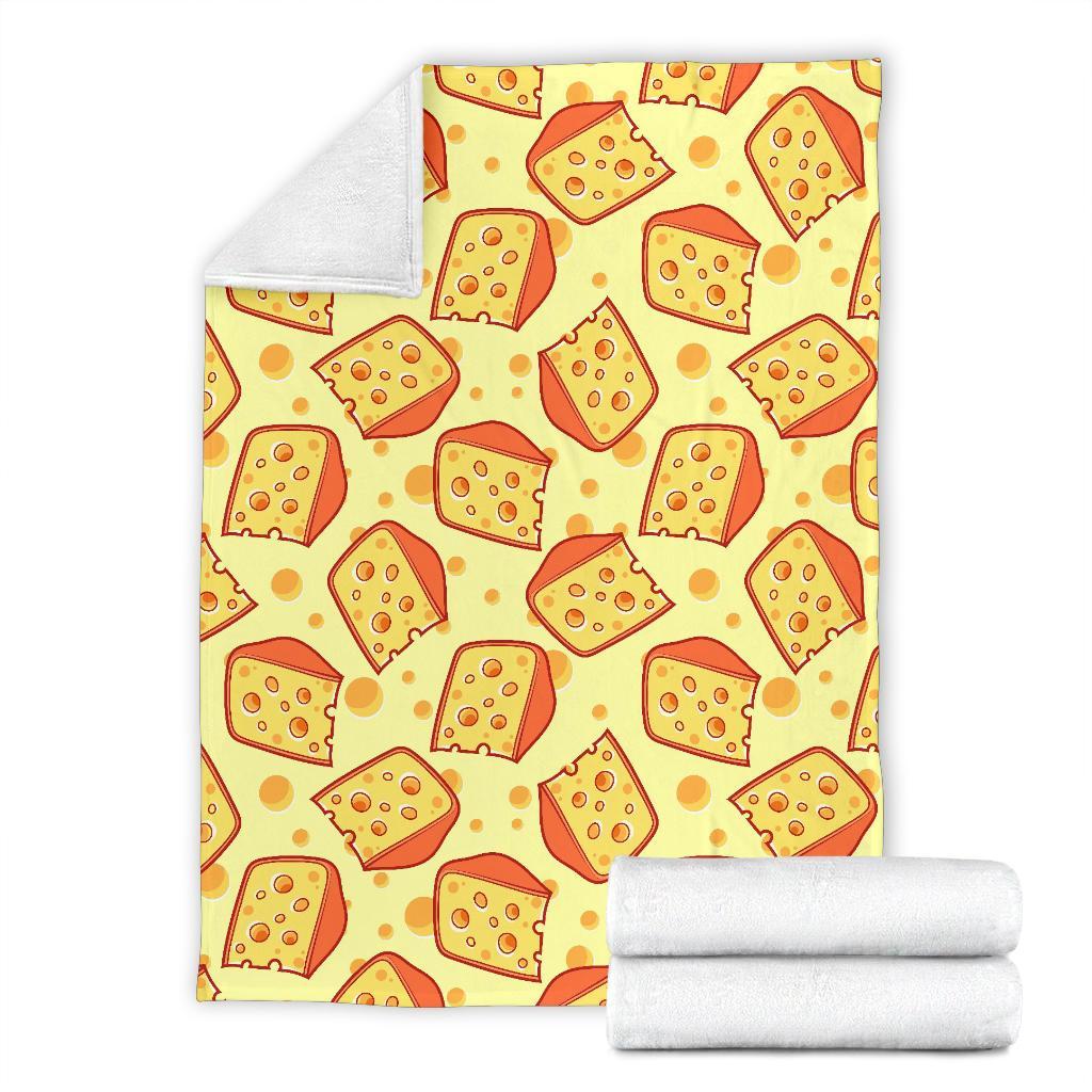 Cheese Print Pattern Blanket-grizzshop