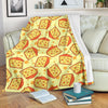 Cheese Print Pattern Blanket-grizzshop