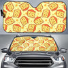 Cheese Print Pattern Car Sun Shade-grizzshop