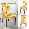 Cheese Print Pattern Chair Cover-grizzshop