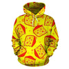 Cheese Print Pattern Men Women Pullover Hoodie-grizzshop