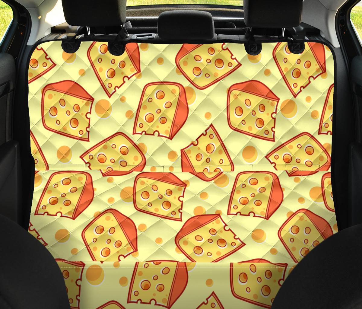 Cheese Print Pattern Pet Car Seat Cover-grizzshop