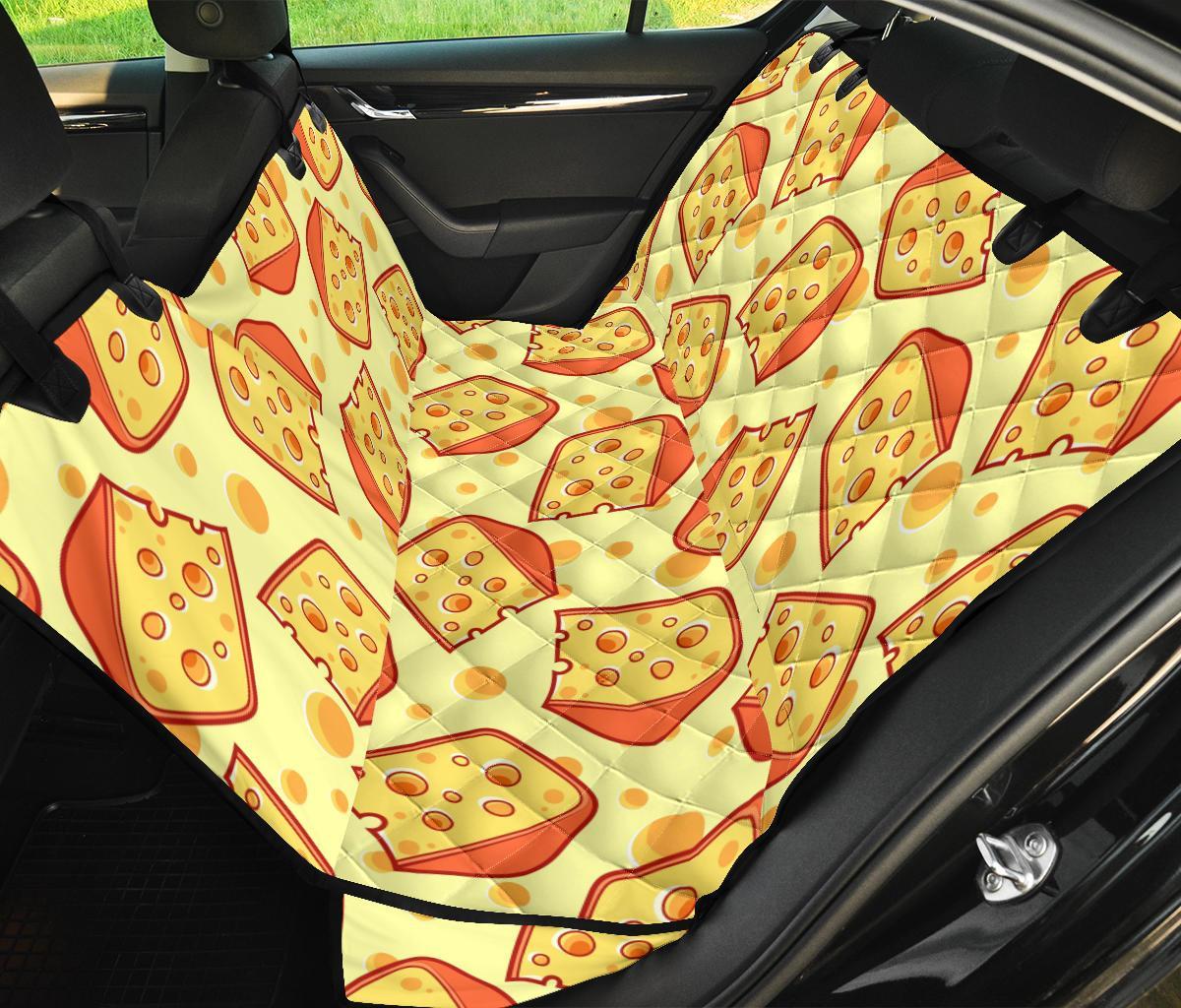 Cheese Print Pattern Pet Car Seat Cover-grizzshop