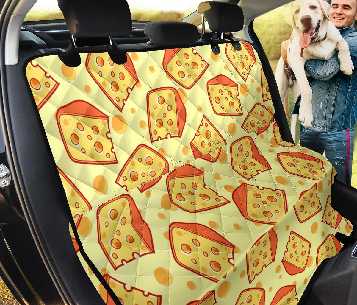 Cheese Print Pattern Pet Car Seat Cover-grizzshop