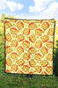 Cheese Print Pattern Quilt-grizzshop