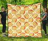 Cheese Print Pattern Quilt-grizzshop