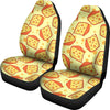 Cheese Print Pattern Universal Fit Car Seat Covers-grizzshop