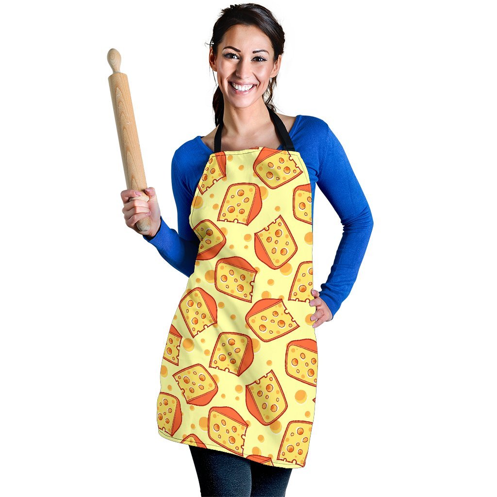 Cheese Print Pattern Women's Apron-grizzshop